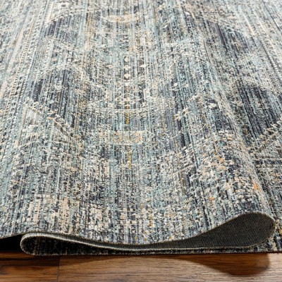 Margaret Ivory Flat Woven Synthetic Oval Area Rug 7'10" x 10'