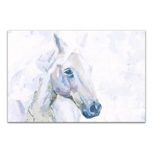 Creative Products Light Blue Horse 36 x 24 Canvas Wall Art - 1 of 4