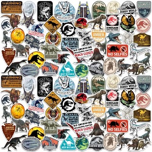 Jurassic World 100ct Vinyl Large Deluxe Stickers Variety Pack - 1 of 4