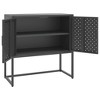 vidaXL Sideboard Anthracite 29.5 in.x13.8 in.x29.5 in. Steel - 4 of 4