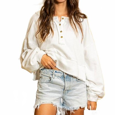 Women's Lantern Style Sweatshirt - BUCKETLIST
