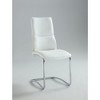 Chintaly Imports,Cantilever Curved-Back Side Chair - Set of 2 - 2 of 2