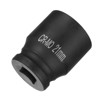 Unique Bargains CR-MO Mechanical Maintenance Metric 4 Point Square Impact Socket Black - 3 of 4