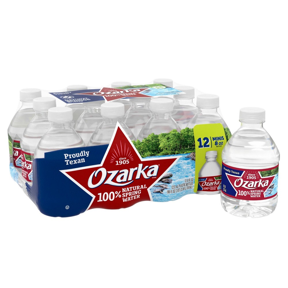 UPC 022592008110 product image for Ozarka Brand 100% Natural Spring Water - 12pk/8 fl oz Mini Bottles | upcitemdb.com