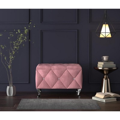 Home Design Bodhi Upholstered Flip top Storage Bench