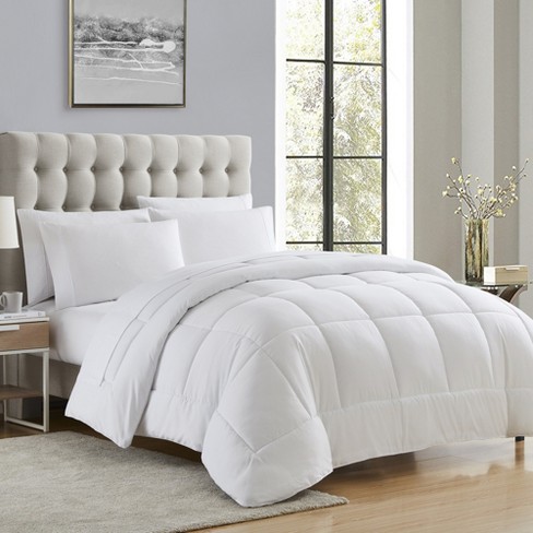 Sweet Home Collection Microfiber Ruffled Bedspread & Sham Set White Queen 