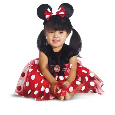 Mickey Mouse & Friends Disney Red Minnie Mouse Infant Costume