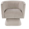 CAVINAS 18" Swivel Chair for Living Room,Upholstery Accent Chair with Solid Wood,Diamond Stitched Back - 2 of 4