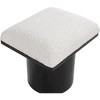 Meridian Furniture,Pavilion Black Boucle Fabric Bench/Stool - 4 of 4
