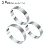 Unique Bargains 304 Stainless Steel Durable Corrosion Resistant High Temperature Resistance Cake Rings 1 Pc - 3 of 4