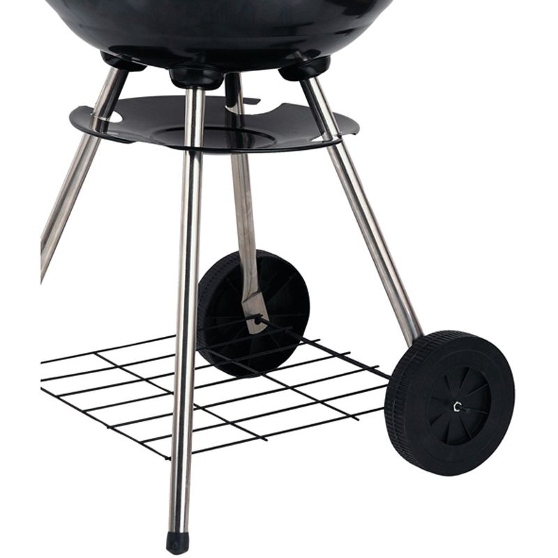 Brentwood 17-In. Portable Charcoal BBQ Grill with Wheels, 5 of 10