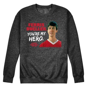 Men's - Ferris Bueller's Day Off - Ferris My Hero Graphic Fleece Sweatshirt - 1 of 4