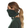 Minus33 Merino Wool Midweight - Neck Gaiter 100% Merino Wool Forest Green - 4 of 4