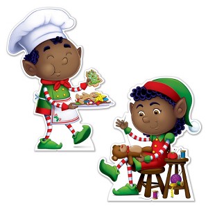 Beistle Elves Stand-Ups, Asstd, (2/Box) Multicolored - 1 of 4
