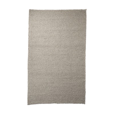 HomeRoots 9' X 12' Beige Berber Hand Woven Area Rug