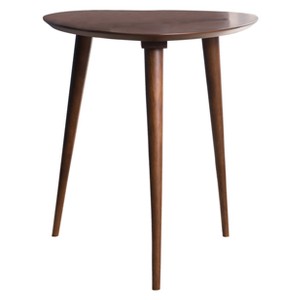 Naja End Table - Wood - Walnut - Christopher Knight Home, Brown