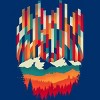 Men's Design By Humans Sunset in Vertical By digsy T-Shirt - 2 of 3