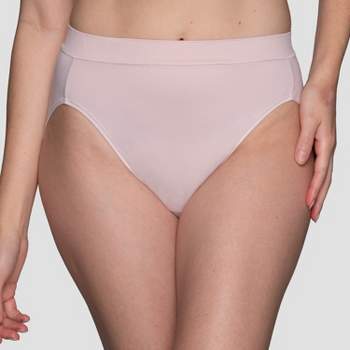 Vanity Fair Women's Body Caress Hi-Cut Underwear, 3 Pack