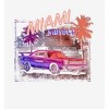 Car Fanatic Miami Muscle Long Sleeve Adult Hooded Sweatshirt - 2 of 3