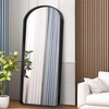 Dovelina Metal Framed Arched Wall Mirror Full Length Mirror Leaning Mirror Large Mirror - 2 of 4