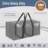 Generic 6 Pack Extra Heavy Duty Large Moving Bags with Strong Zipper & Comfort - 2 of 4