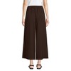Lands' End Women's Creaseless High Rise Palazzo Crop Pants - 2 of 3