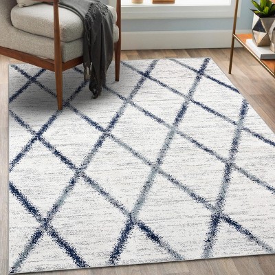 Luxe Weavers Geometric Diamond Area Rug