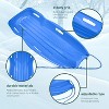 Slippery Racer Downhill Xtreme Flexible Adults and Kids Plastic Toboggan Snow Sled for 2 Riders with Pull Rope (3 Pack) - 3 of 4