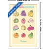 Trends International Pusheen: Fruits - Cute Fruit Grid Framed Wall Poster Prints - 3 of 4