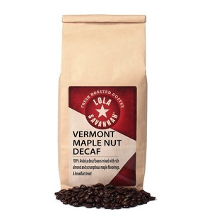 Lola Savannah Vermont Maple Nut Whole Bean Decaf Coffee - 80oz - 1 of 4