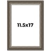 PosterPalooza | Weathered Black Picture Frame - UV Acrylic, Foam Board Backing, Hanging Hardware - 2 of 4