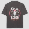 Men's Coors Rodeo Short Sleeve Workwear Button-Down Shirt - Black - 2 of 4