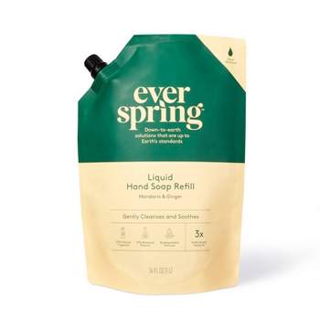 Gel Hand Soap Refill - Mandarin & Ginger - Everspring™ 34 fl oz