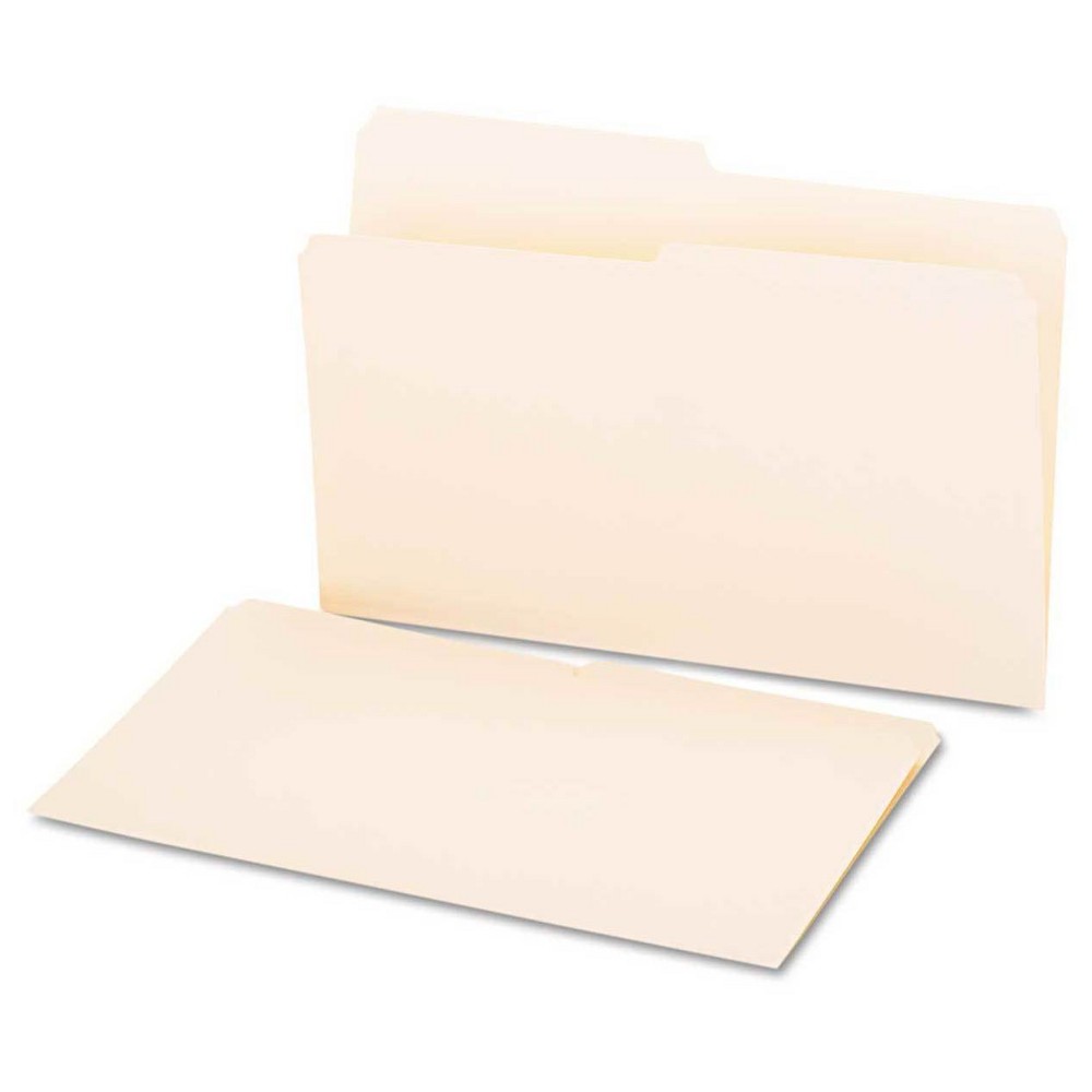 UPC 087547121122 product image for Universal File Folders 1/2 Cut, One-Ply Top Tab, Letter, 100 Ct - Manila | upcitemdb.com