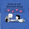 Boys' - Peanuts - Lucy And Schroeder Valentine's Piano Short Sleeve Graphic T-Shirt - 2 of 4