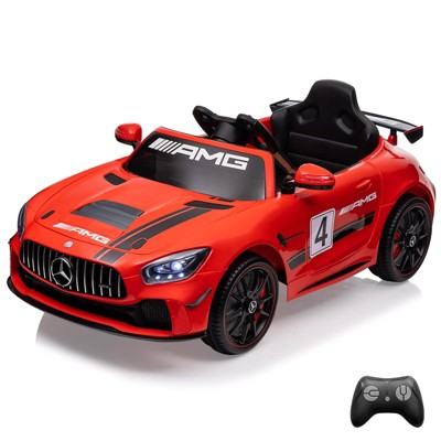 Ride On Car for Kids with Remote Contorl, 12V Licensed Benz AMG Electric Vehicles Battery Powered Sports Car