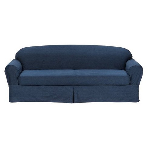 2pc Indigo Casual Home Twill Loveseat Slipcover Target Home Target