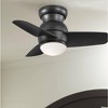 Minka Aire 26" Minka Spacesaver Coal Finish Hugger LED Fan with Wall Control - 2 of 4
