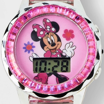 Girls&#39; Minnie Mouse LCD Watch - Pink_1