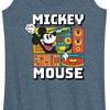 Women's - Disney - Mickey Wave Form Graphic Racerback Tank - 2 of 4