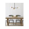 Elegant Lighting Briggs 32 inch pendant in black and brass with clear shade - 2 of 4