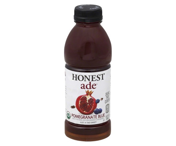 Honest Ade Organic Pomegranate Blue Juice Drink - 16.9 fl oz Bottle