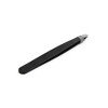 Unique Bargains Black Stainless Steel Slanted Clip Eyebrow Tweezers Hair Beauty Tweezer Tool - 2 of 3