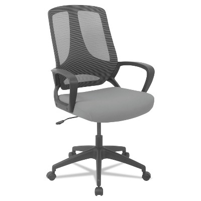 Alera MB Series Mesh Mid-Back Office Chair Gray/Black MB4748