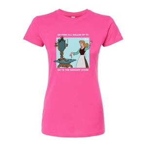 Women's - Disney - Getting All Dolled Up for Groceries Fitted Graphic T-Shirt - 1 of 3