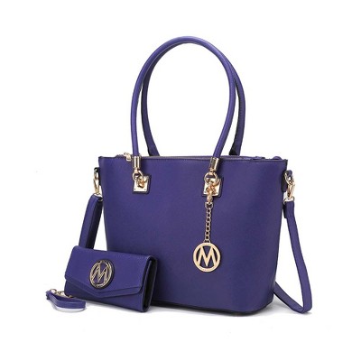 MKF Collection Vanessa Women's Fashion Tote & Wallet Set Handbag by Mia K