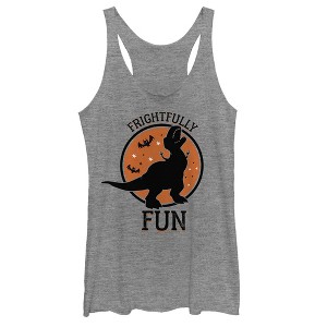 Women's Toy Story Halloween Frightfully Fun Rex Racerback Tank Top - 1 of 3