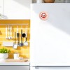 Unique Bargains Magnetic Refrigerator Sticker Pink Red 1 Pc - 2 of 3