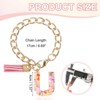 Unique Bargains Epoxy Resin Colorful Glittery Tassel Sports Water Bottle Accessories Letter Charm 1 Pc - 2 of 4