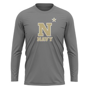 Men's United States Naval Academy Adult Sport Long Sleeve Shirt Primary Logo - 1 of 4